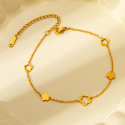 Open Flower Station Bracelet