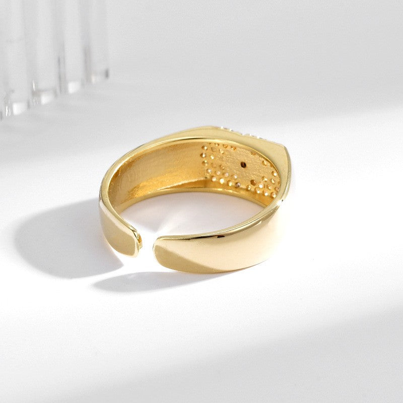 North Star Zircon Open Ring